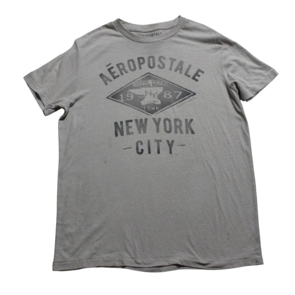 Mens Y2K Skater Streetwear Preppy Grunge Aeropostale T-shirt